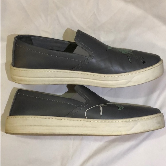 Prada leather slip on sneakers - Picture 3 of 3
